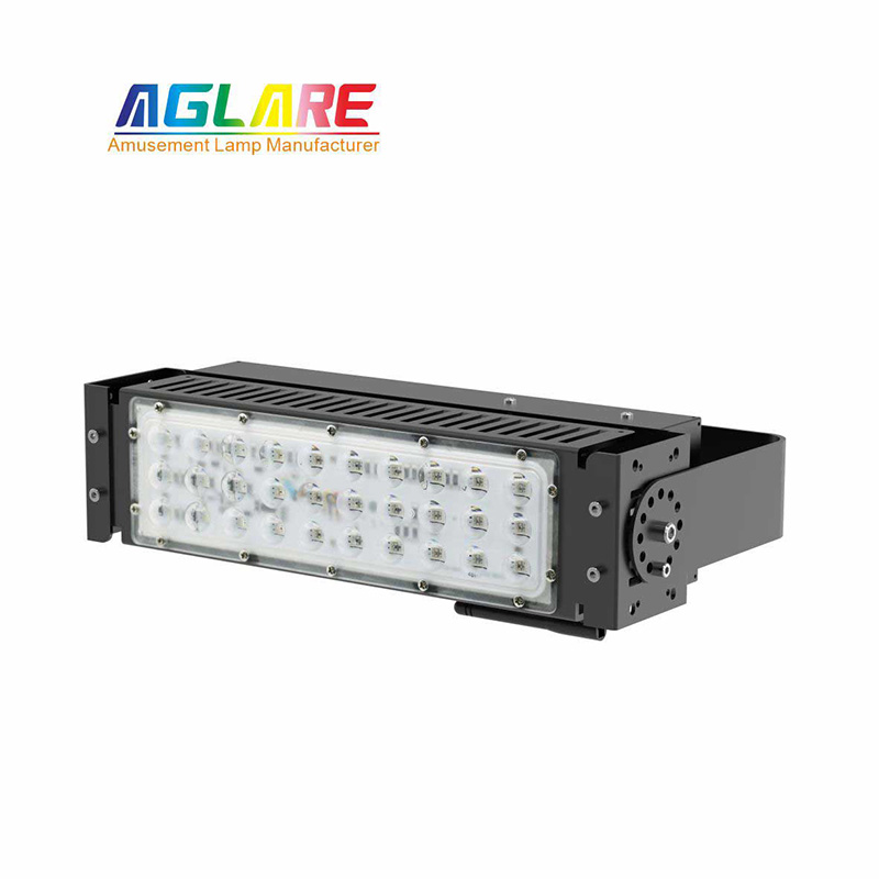 LED彩色投光灯 带？50W变色RGB泛光灯