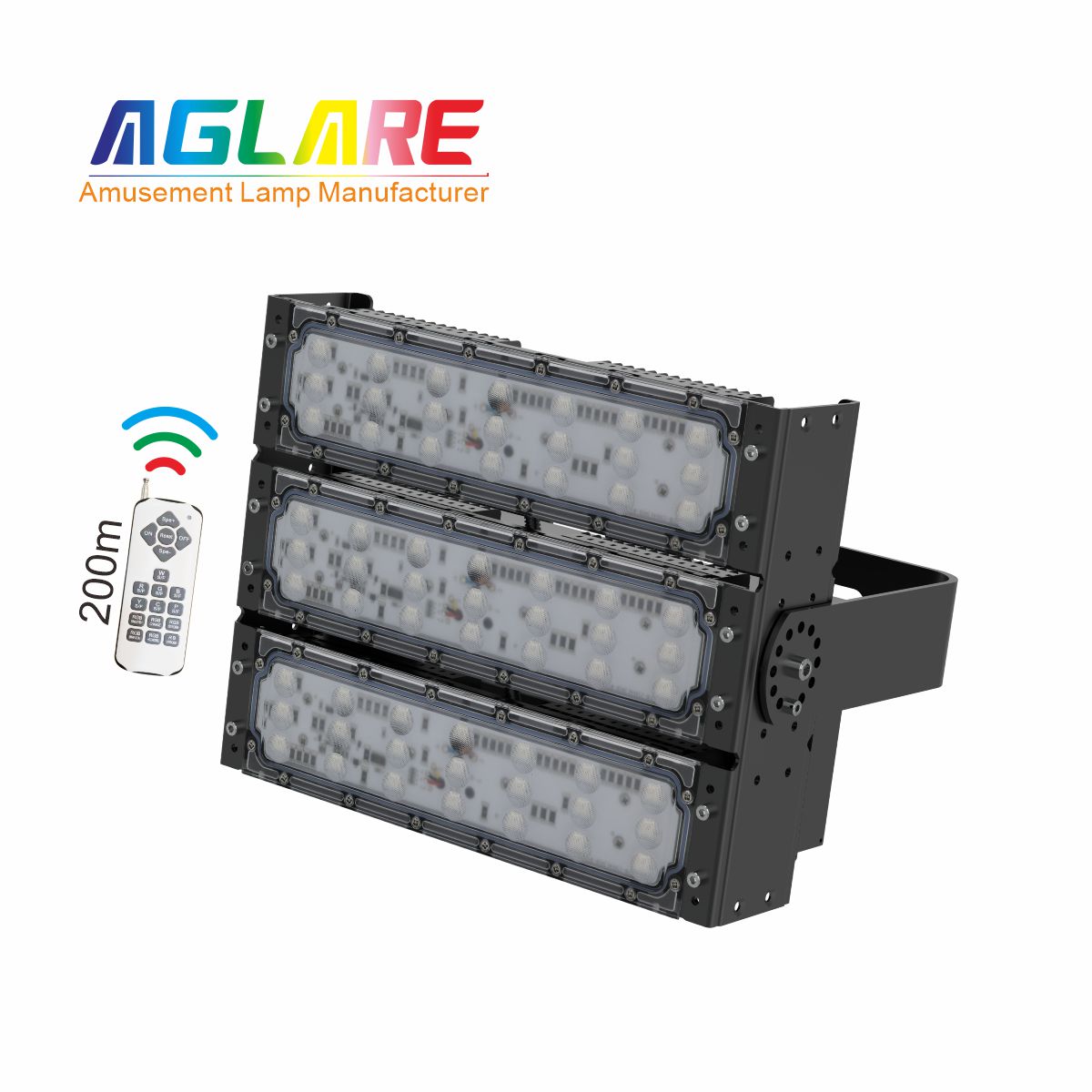 150W LED彩色泛光灯投光灯,变色户表射灯带？仄