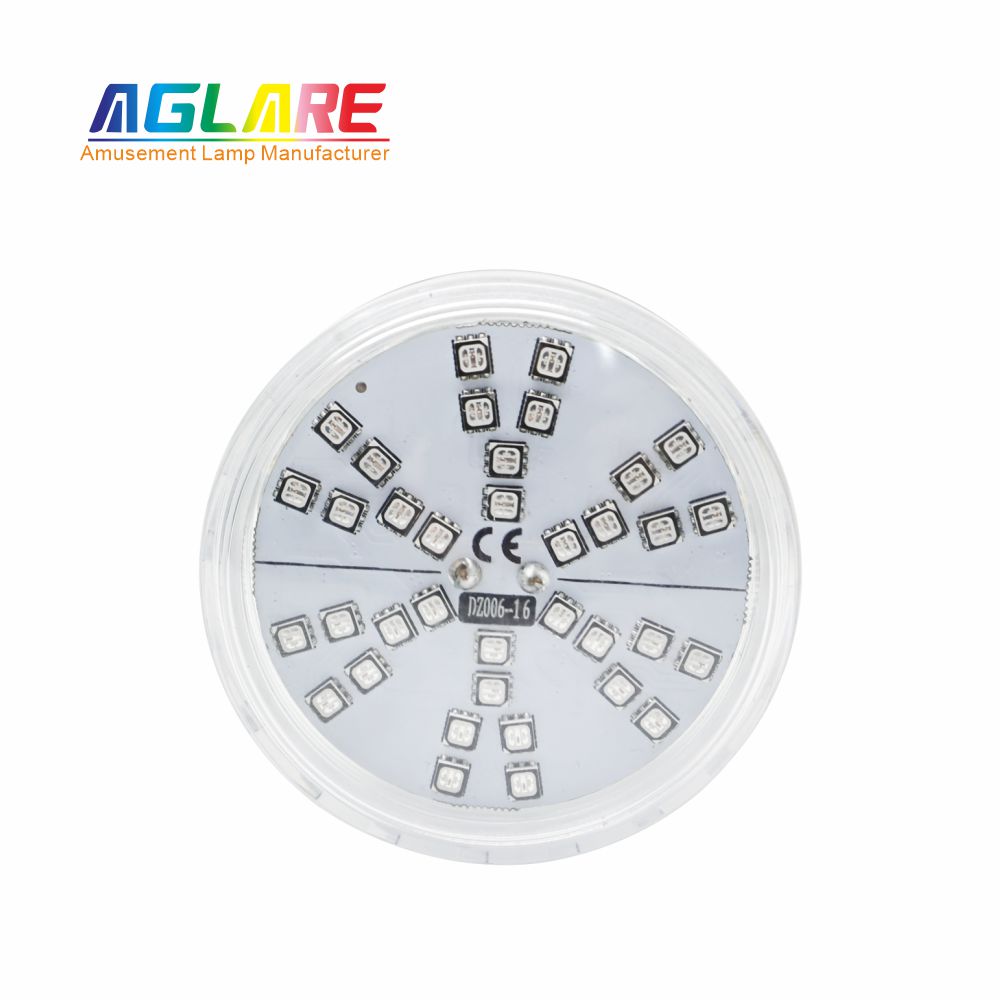 60mm RGB LED游乐场灯1-16自动法式旋转成效- AC24V， 42led