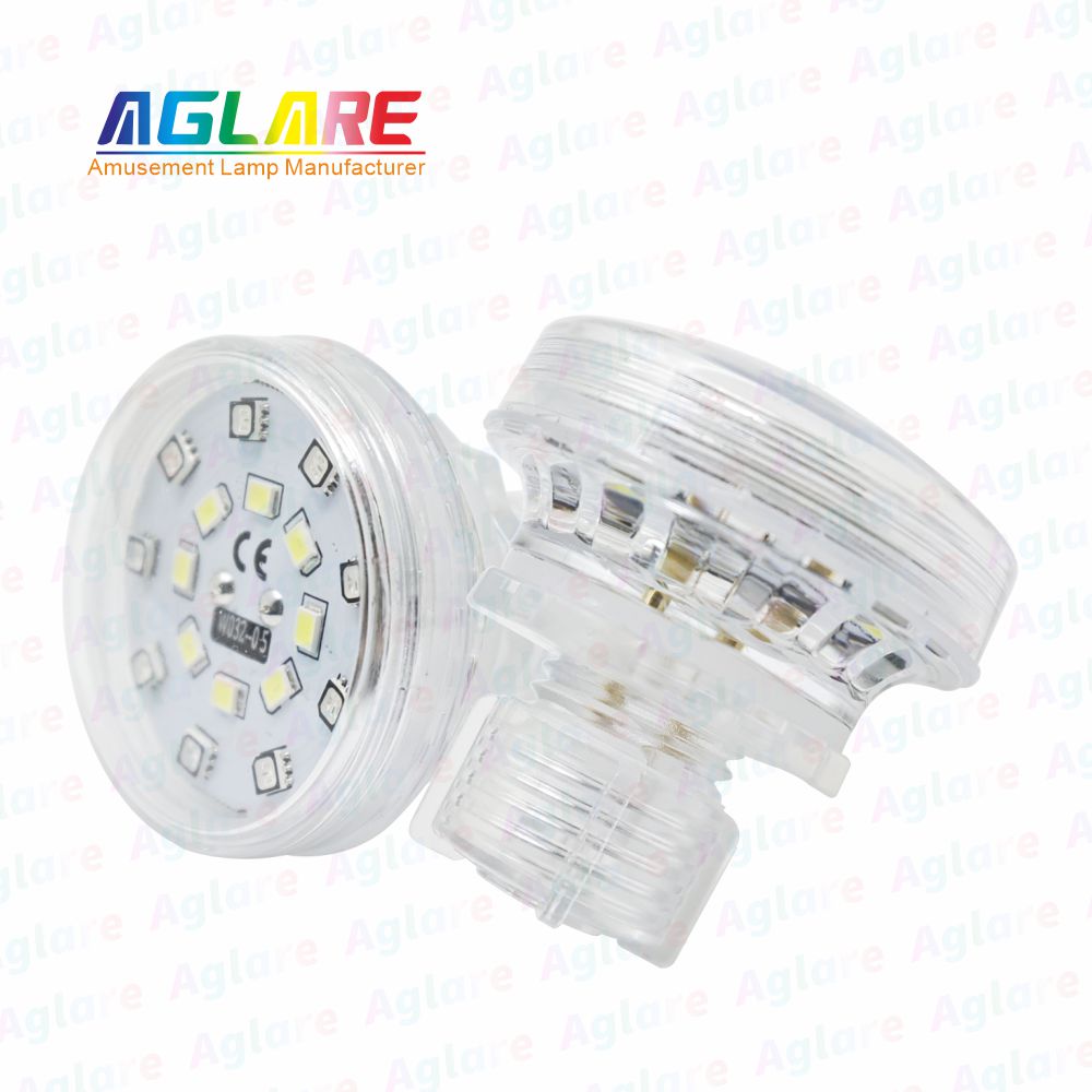 DW002法式1-16，AC24V 38mm RGB+W LED灯用于游乐设施